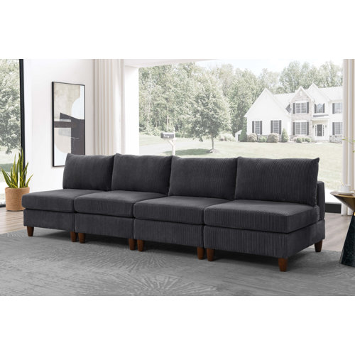 Latitude Run® Daileny 118 Armless Modular Sofa Wayfair